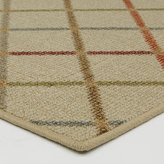 Mohawk Home Soho Alistar Plaid Light Multi Area Rug Corner Shot