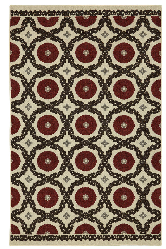 Mohawk Home Soho Penelope Red Area Rug main image