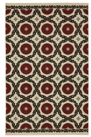 Mohawk Home Soho Penelope Red Area Rug main image