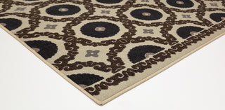 Mohawk Home Soho Penelope Blue Area Rug Corner Shot