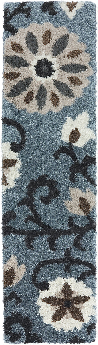 Mohawk Home Augusta Hazelhurst Abyss Blue Area Rug Runner