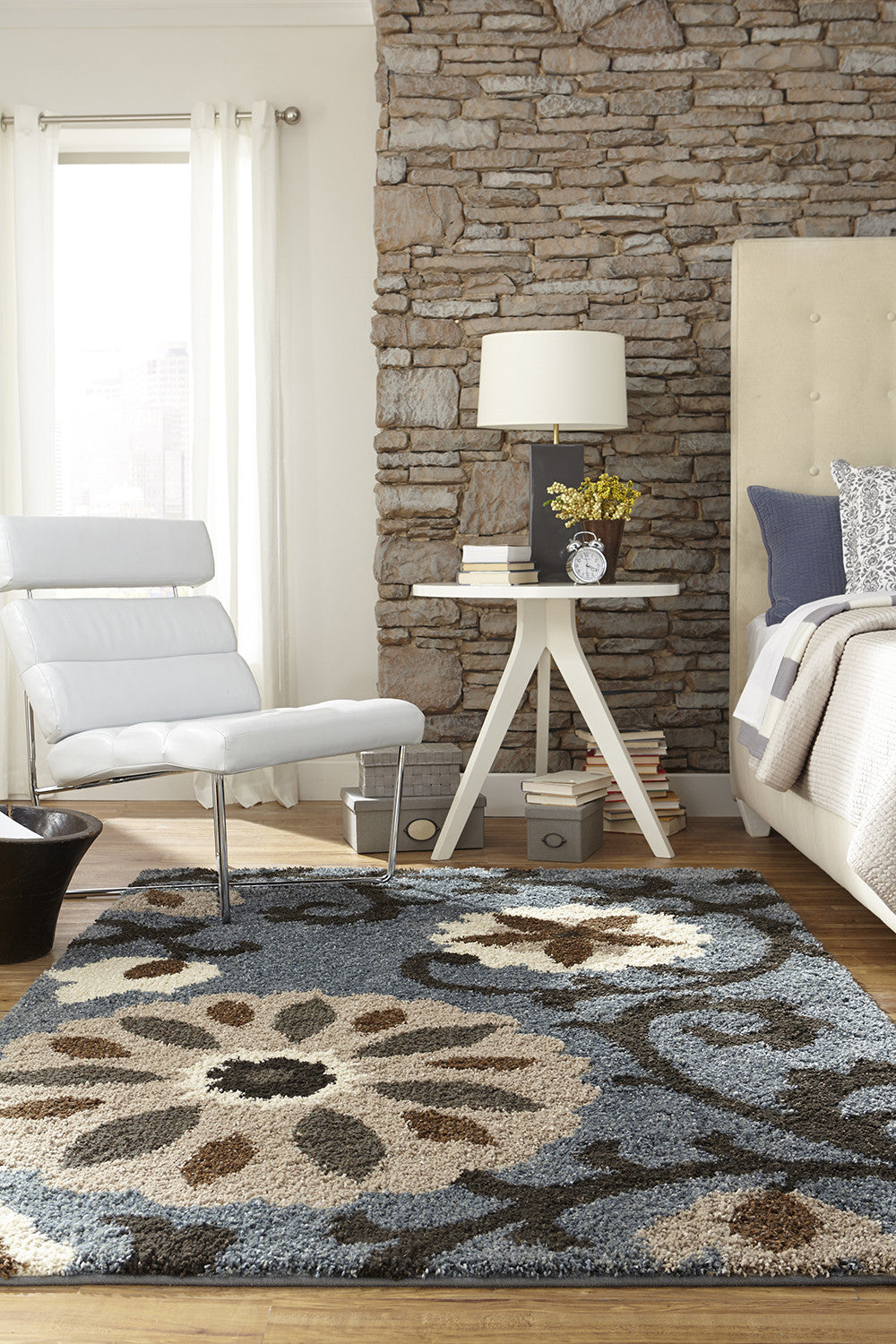 Mohawk Home Augusta Hazelhurst Abyss Blue Area Rug Incredible Rugs