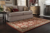 Mohawk Home Symphony Copperhill Madder Brown Area Rug Room Scene