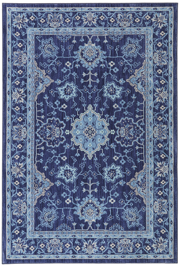 Mohawk Home Cascade Heights Parquet Indigo Area Rug main image