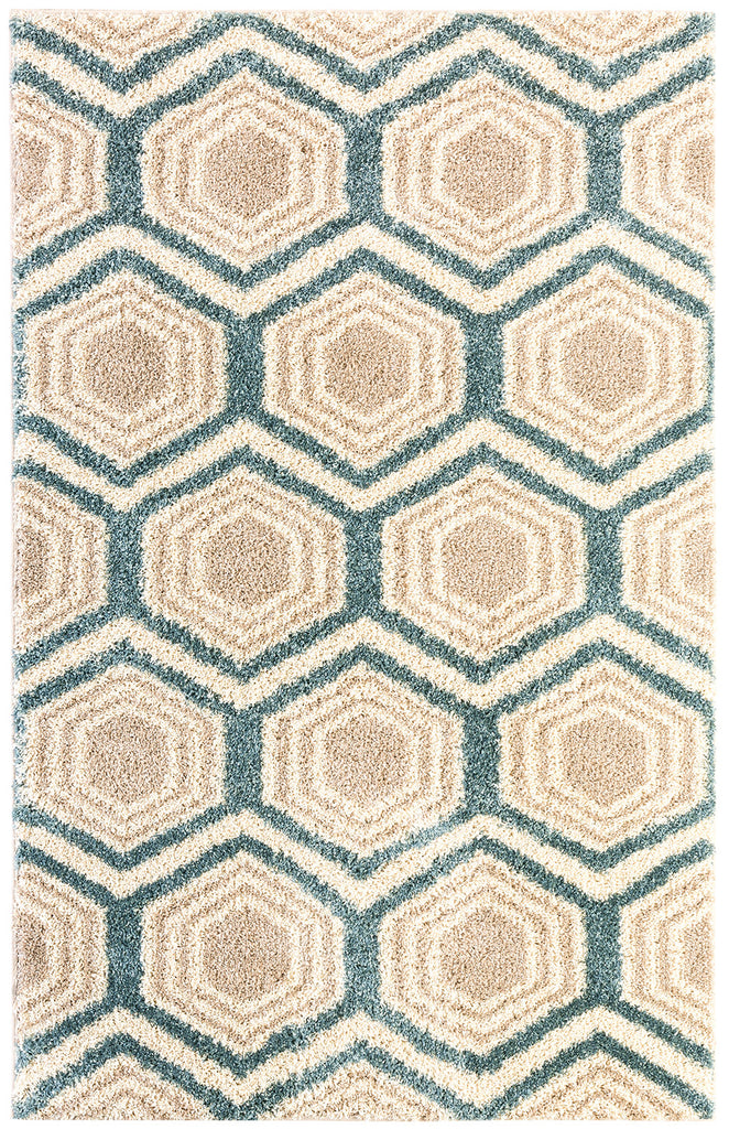 Mohawk Home Huxley Five Forks Bay Blue Area Rug main image