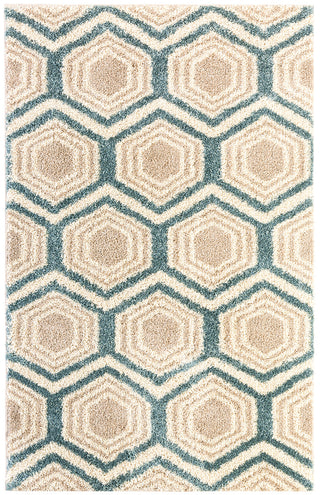 Mohawk Home Huxley Five Forks Bay Blue Area Rug main image