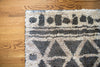Mohawk Home Huxley Urban Grid Cocoa Area Rug Corner Shot