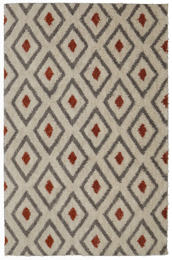 Mohawk Home Laguna Tribal Diamond Coral Area Rug main image