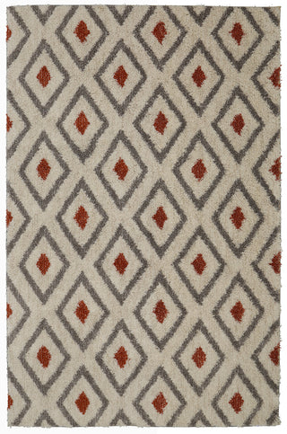 Mohawk Home Laguna Tribal Diamond Coral Area Rug main image