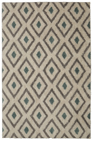 Mohawk Home Laguna Tribal Diamond Green Area Rug main image