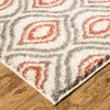 Mohawk Home Laguna Ogee Waters Coral Area Rug Corner Shot