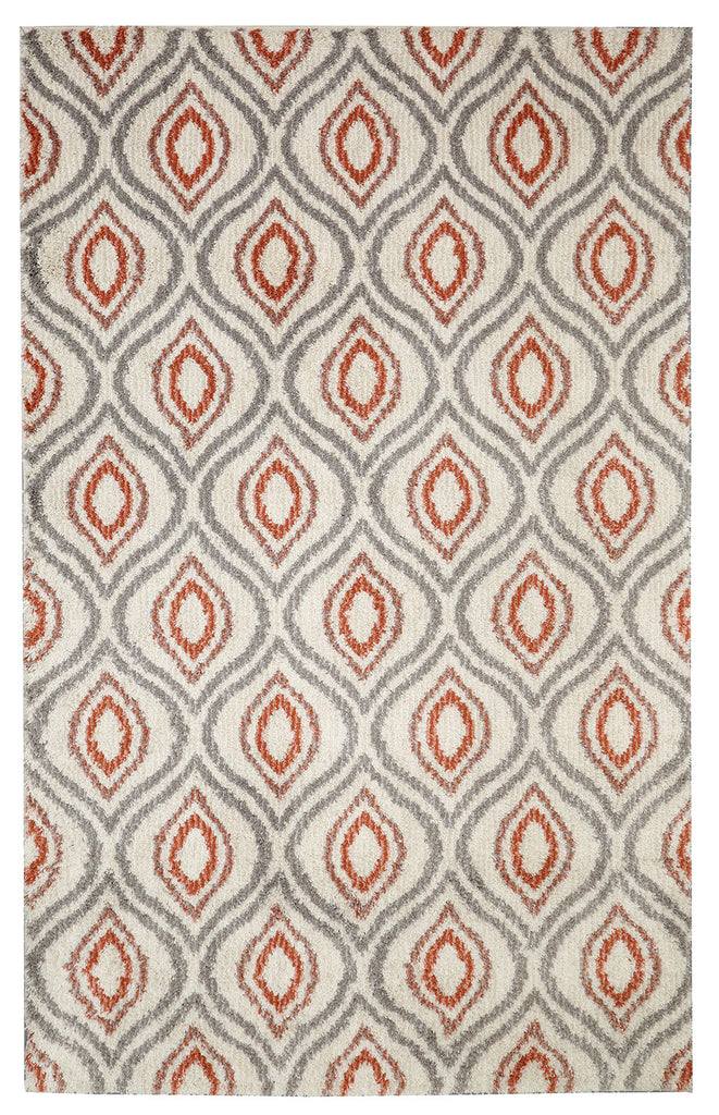 Mohawk Home Laguna Ogee Waters Coral Area Rug main image