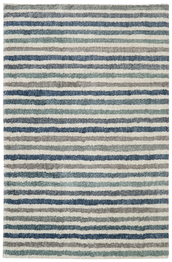 Mohawk Home Laguna Boardwalk Stripe Blue Area Rug main image