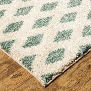 Mohawk Home Laguna Adona Aqua Area Rug Corner Shot