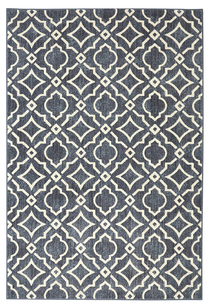 Mohawk Home Studio Carved Tiles Denim Area Rug main image
