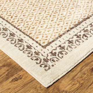 Mohawk Home Studio Stardust Gold Area Rug Corner Shot