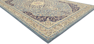 Mohawk Home Studio Gallatin Blue Area Rug Corner Shot