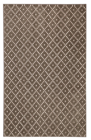 Mohawk Home Modern Basics Diamond Jack Walnut/ Taupe Area Rug main image