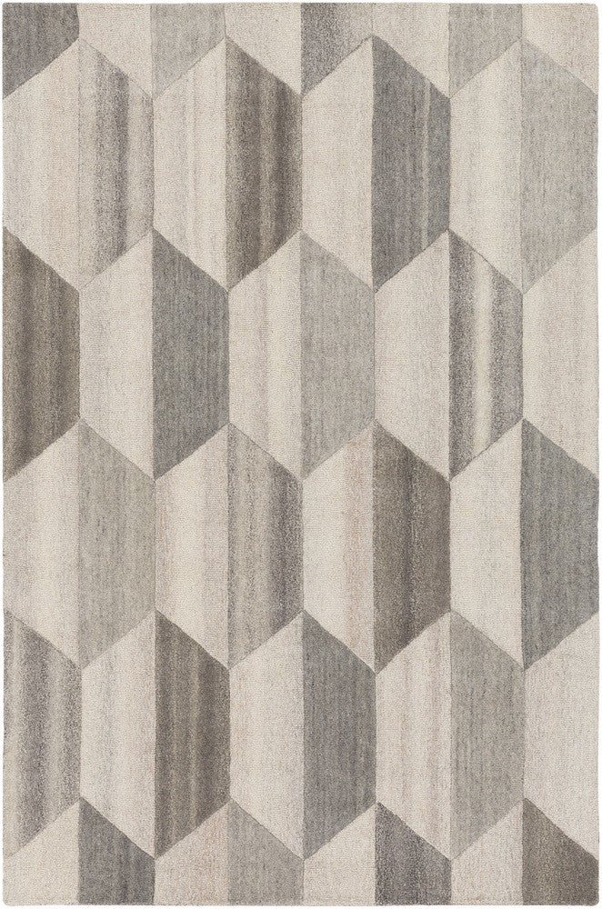 Surya Mountain MOI-1009 White/Grey Area Rug main image