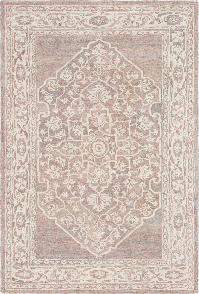 Surya Mountain MOI-1018 Camel Khaki Charcoal Garnet Area Rug main image
