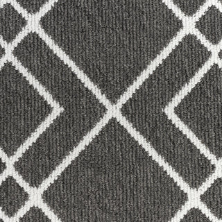 Nourison Modern Lines MOL01 Charcoal Area Rug Texture Image