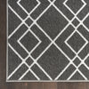 Nourison Modern Lines MOL01 Charcoal Area Rug Detail Image