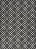 Nourison Modern Lines MOL01 Charcoal Area Rug Room Image