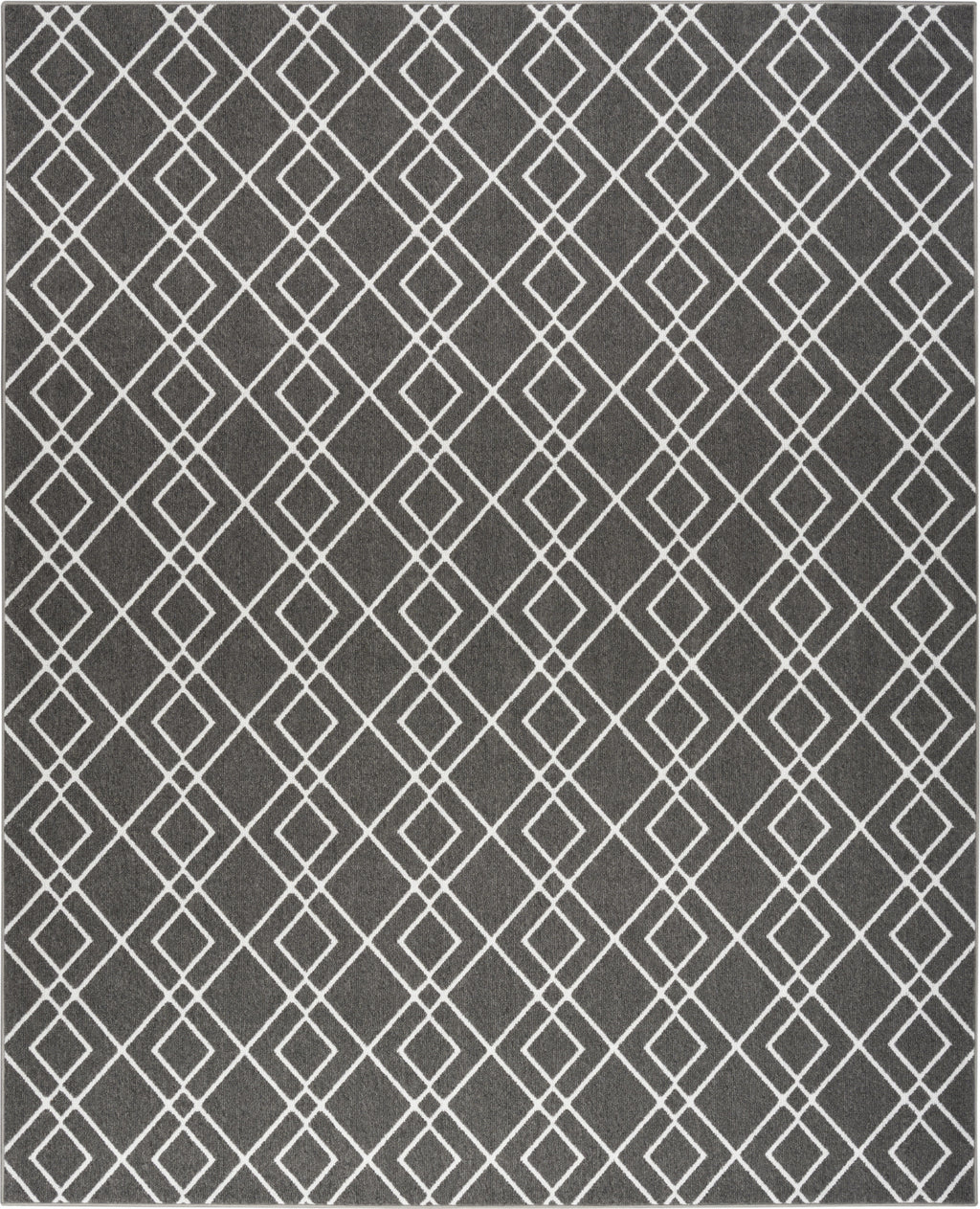 Nourison Modern Lines MOL01 Charcoal Area Rug main image