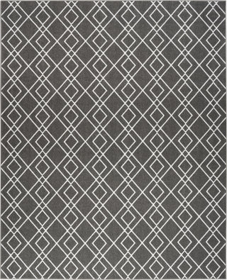 Nourison Modern Lines MOL01 Charcoal Area Rug main image