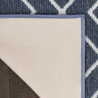 Nourison Modern Lines MOL01 Denim Area Rug Texture Image