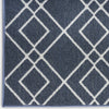Nourison Modern Lines MOL01 Denim Area Rug Texture Image