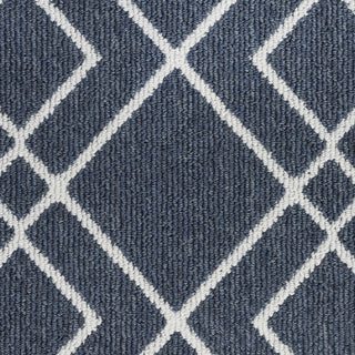 Nourison Modern Lines MOL01 Denim Area Rug Texture Image