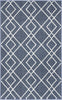 Nourison Modern Lines MOL01 Denim Area Rug Detail Image