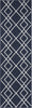 Nourison Modern Lines MOL01 Denim Area Rug Main Image