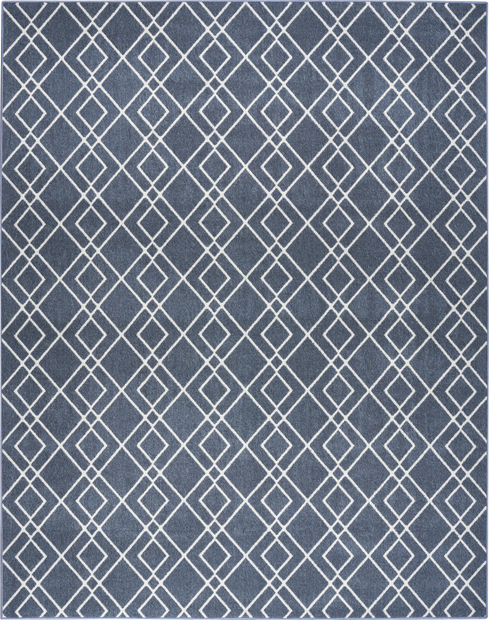 Nourison Modern Lines MOL01 Denim Area Rug