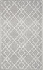 Nourison Modern Lines MOL01 Silver Area Rug Texture Image