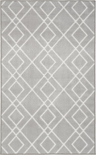 Nourison Modern Lines MOL01 Silver Area Rug Texture Image