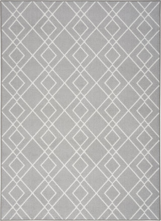 Nourison Modern Lines MOL01 Silver Area Rug Detail Image