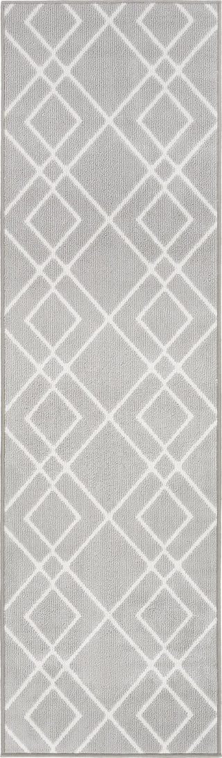 Nourison Modern Lines MOL01 Silver Area Rug Main Image