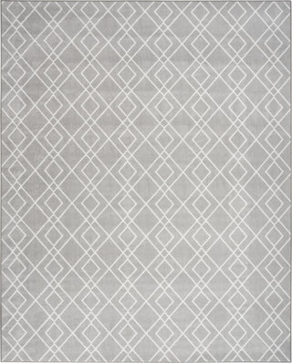 Nourison Modern Lines MOL01 Silver Area Rug main image