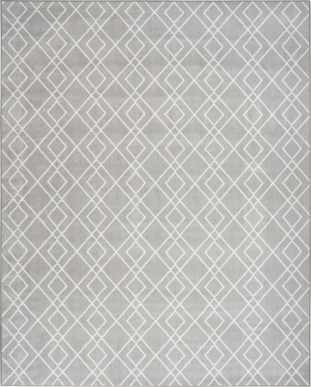 Nourison Modern Lines MOL01 Silver Area Rug