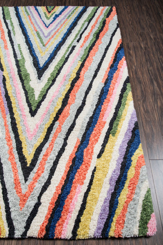 Momeni Bungalow BUN-4 Multi Area Rug by Novogratz Close Up Feature