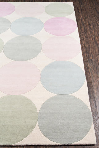 Momeni Delmar DEL-1 Pastel Area Rug by Novogratz Close Up Feature