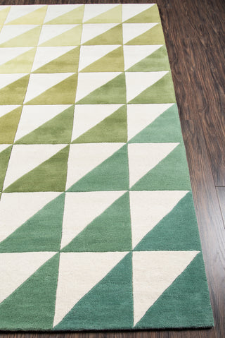 Momeni Delmar DEL-6 Lime Area Rug by Novogratz Close Up Feature