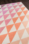 Momeni Delmar DEL-6 Pink Area Rug by Novogratz Close Up Feature