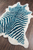 Momeni Kalahari KAL-1 Turquoise Area Rug by Novogratz Close Up Feature