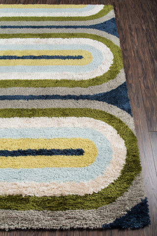 Momeni Retro RET-2 Multi Area Rug by Novogratz Close Up