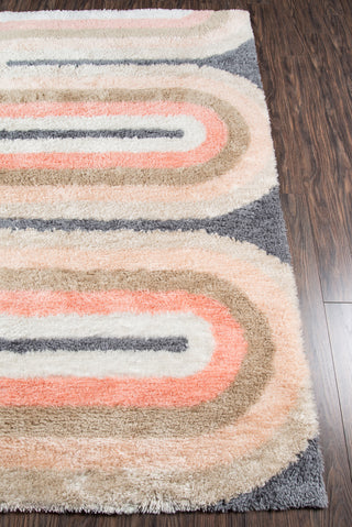 Momeni Retro RET-2 Pastel Area Rug by Novogratz Close Up