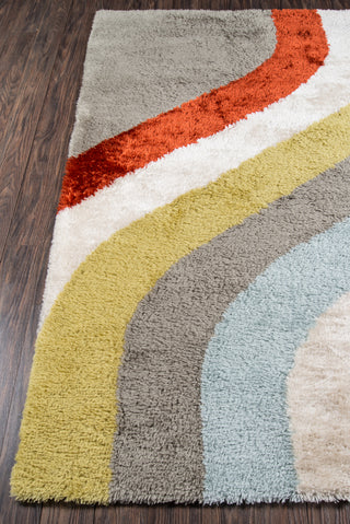 Momeni Retro RET-6 Multi Area Rug by Novogratz Close Up Feature