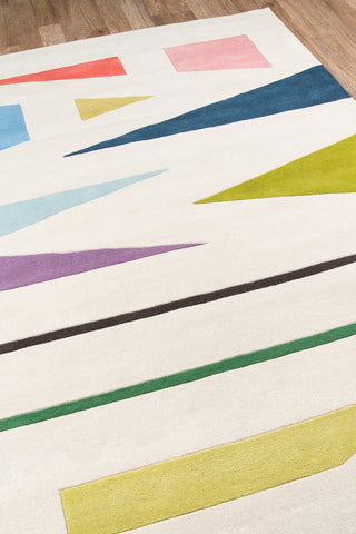 Momeni Tag TAG-1 Multi Area Rug by Novogratz Close Up